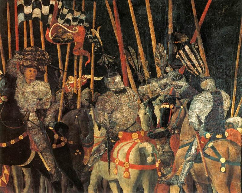 UCCELLO, Paolo Micheletto da Cotignola Engages in Battle (detail) et